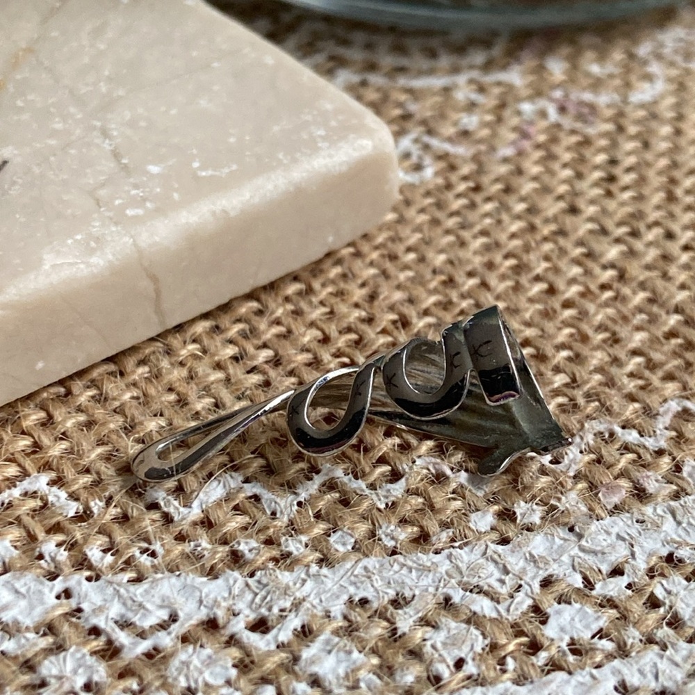 Silver ear cuff - Picture 2 of 4